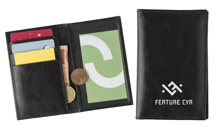 Cartera de piel con protección RFID 